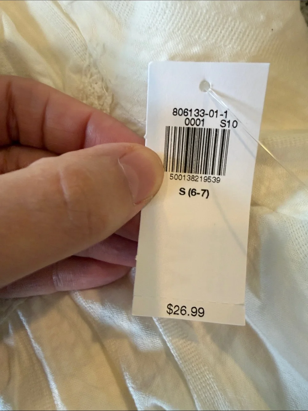 Old Navy Cream Button-Front Peasant Blouse for Girls